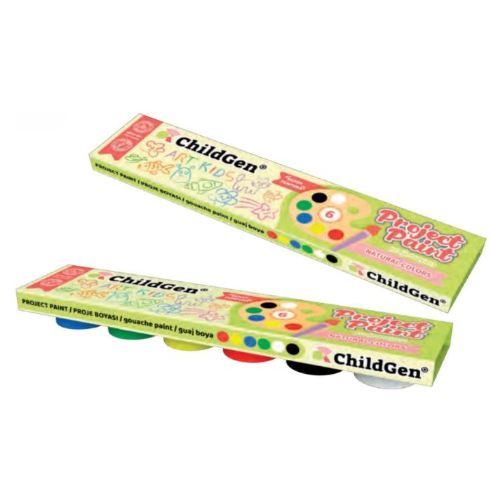 Natürliche Farben zum Malen, 6 Farben - tablude.com