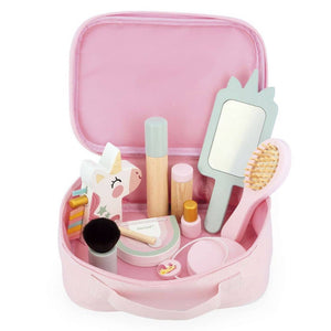 Kosmetiktasche mit 10 Accessoires – Kleine Miss Einhorn