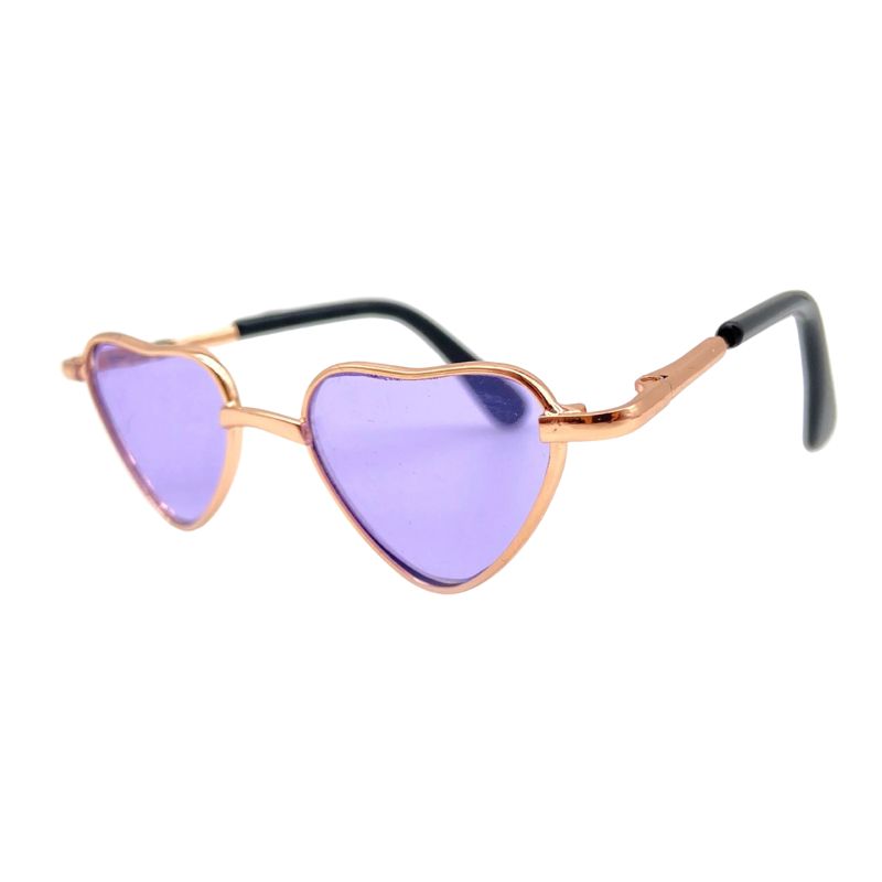 Herzförmige Brille für Alpakas – Violet - tablude.com