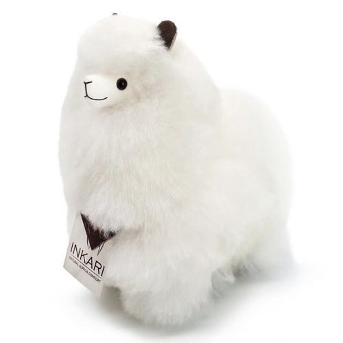 Plüsch-Maskottchen Alpaka Naturals – Ivory White 23 cm
