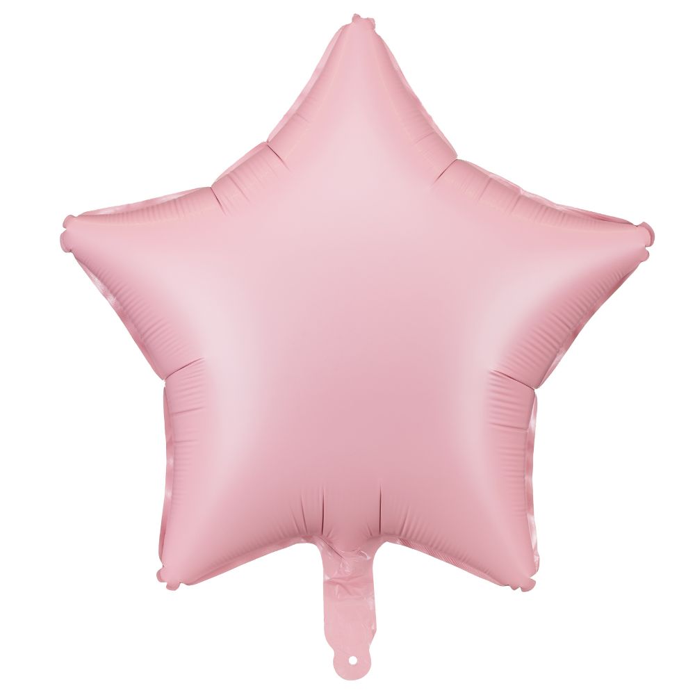 Folienballon – Stern, rosa, 48 cm