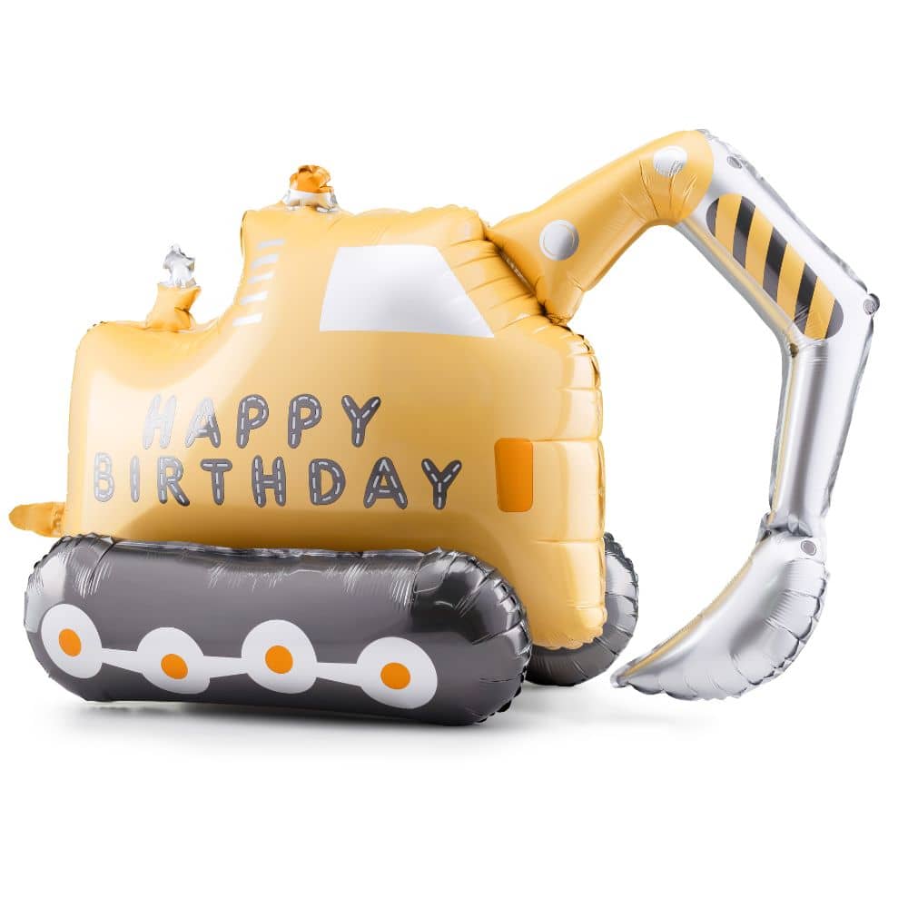 Stehender Folienballon – Bagger 49 x 76,5 cm