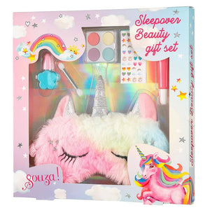 Make-up-Kosmetik für Kinder, Set mit Schlafmaske – Einhorn
