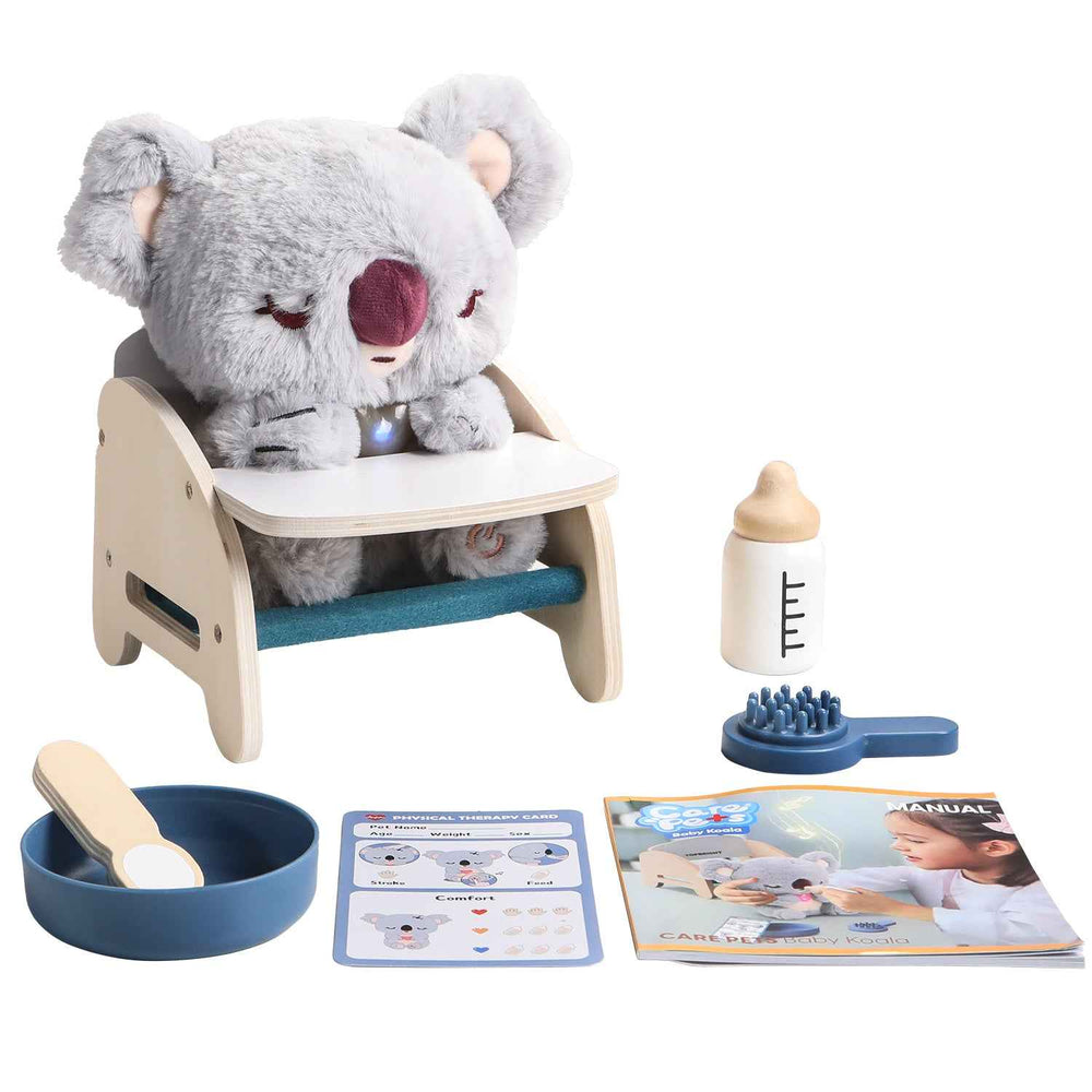 Interaktives Kuscheltier Baby Koala mit Zubehör