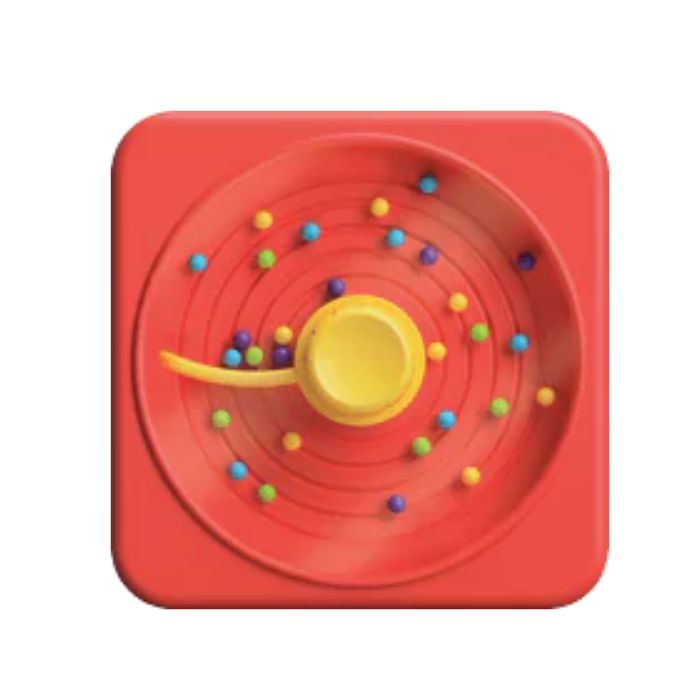 Sensorisches Quadrat PlayTab – Kugelschieber