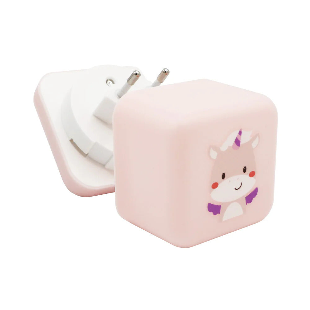 Tragbare Nachtlampe – Leuchtwürfel – Einhorn Lily