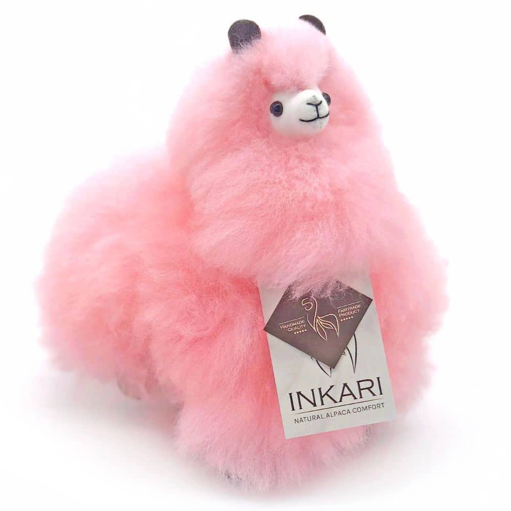 Plüsch-Maskottchen Alpaka Rainbows – Cotton Candy 32 cm
