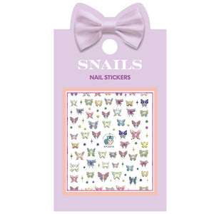 Nagelsticker für Kinder – Butterfly Garden