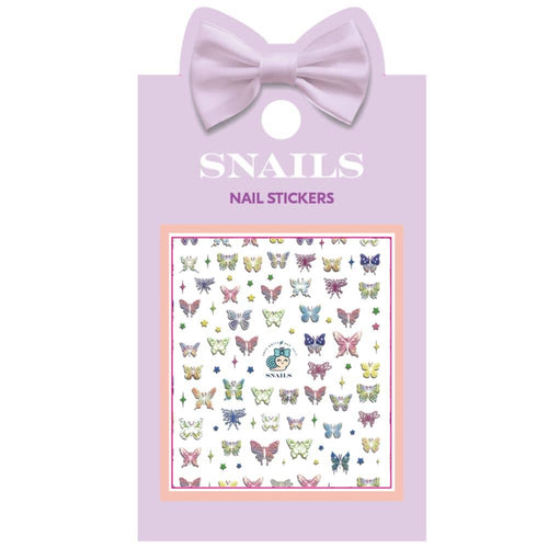 Nagelsticker für Kinder – Butterfly Garden