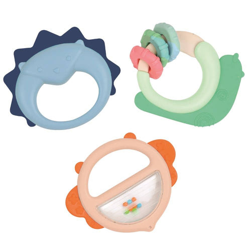 Set mit 3 sensorischen Beißringen