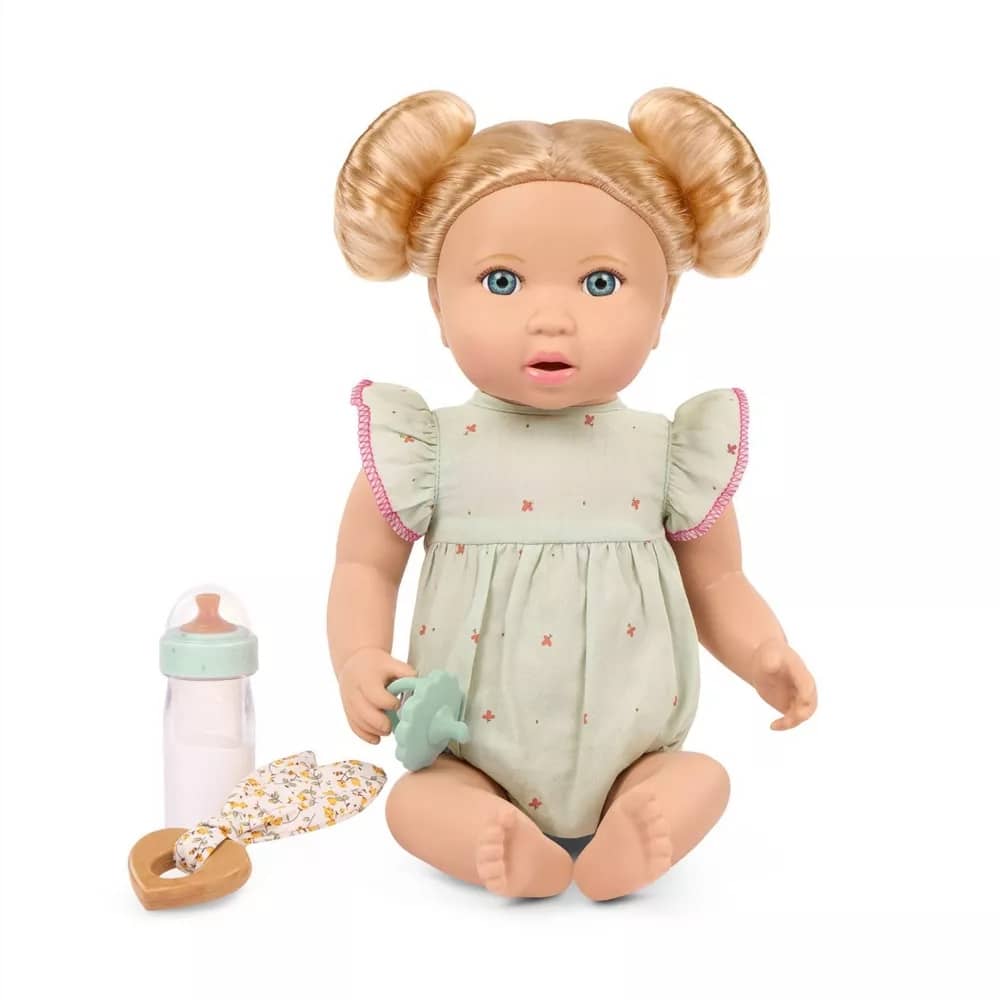 Babypuppe mit Zubehör – Mädchen mit hellem Haar