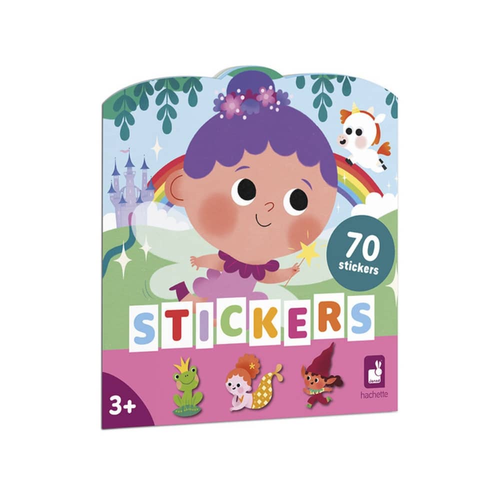 Stickeralbum mit 70 Stickern – Magische Welten