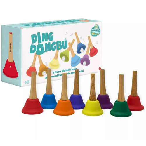 8-stimmige Musikglöckchen Dingdangbu – mit Holzgriff