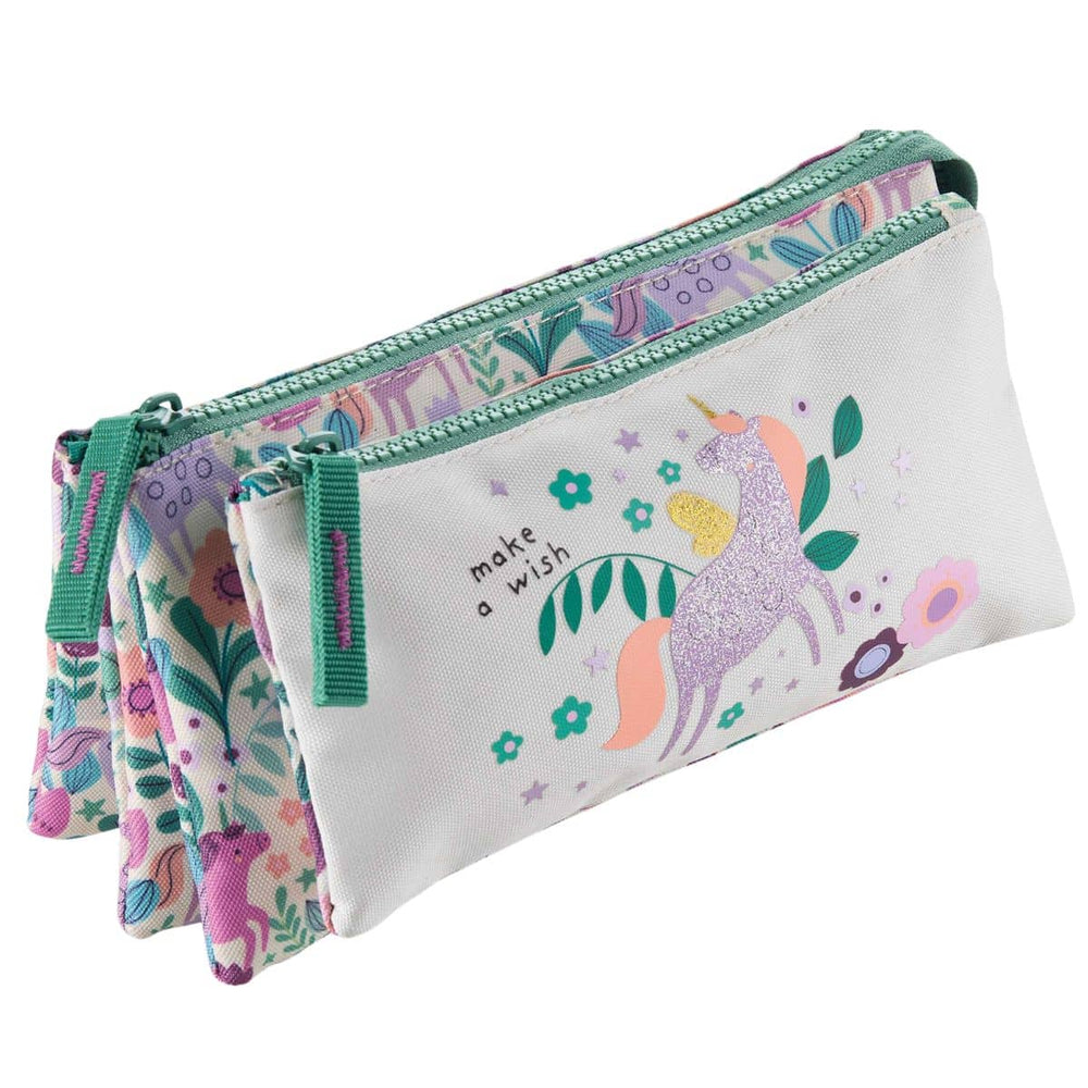 Federmäppchen mit 4 Fächern – Magic Unicorn