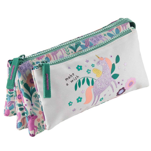 Federmäppchen mit 4 Fächern – Magic Unicorn