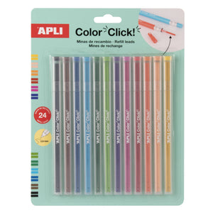 Ersatzminen-Set für Druckbuntstifte – Color Click (24 Stück)