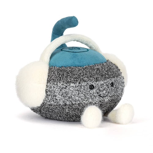Amuseables Sportlicher Curling-Stein Plüschtier (24 cm)