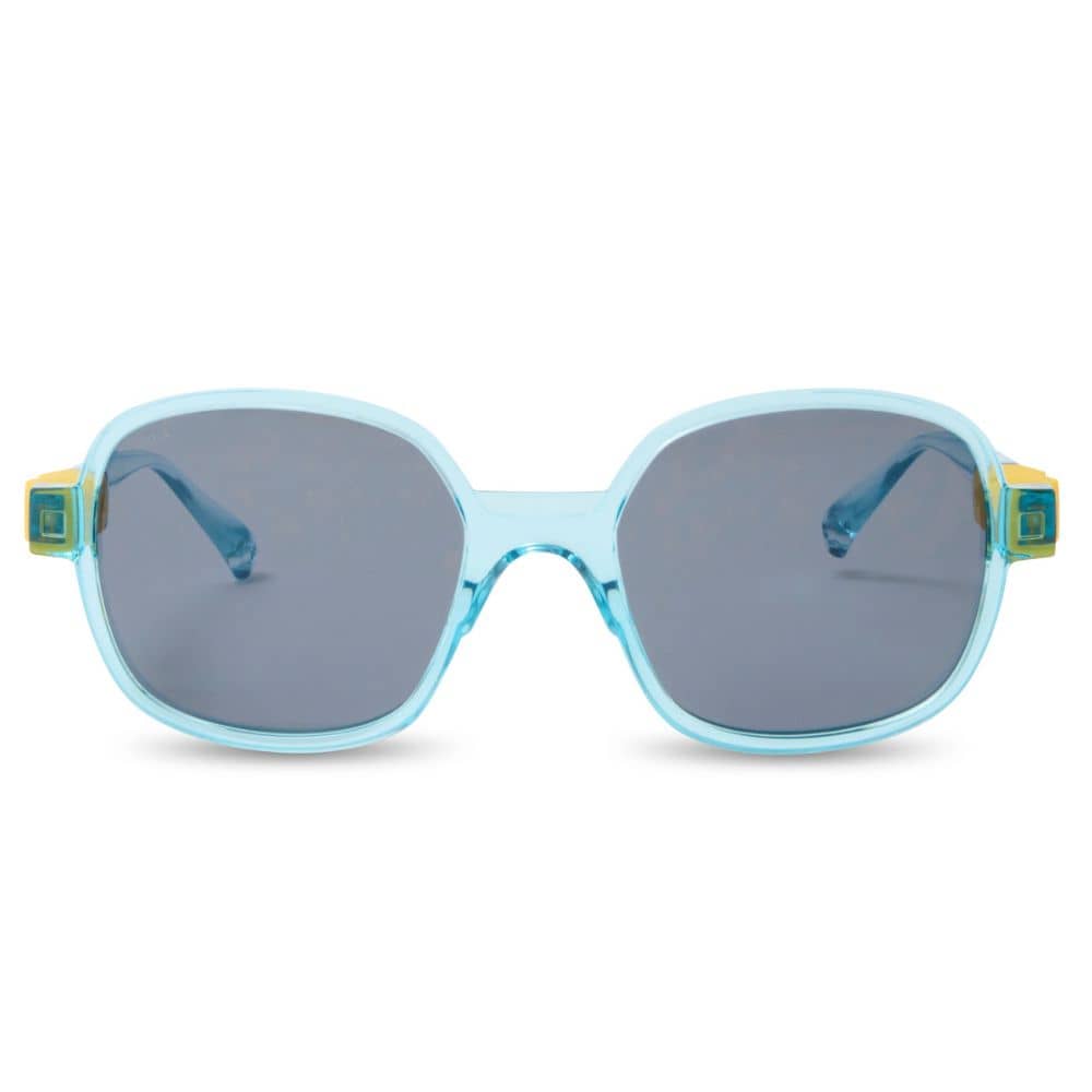 Flexible polarisierte Kindersonnenbrille Urban 7-12 J. - Storm Yellow