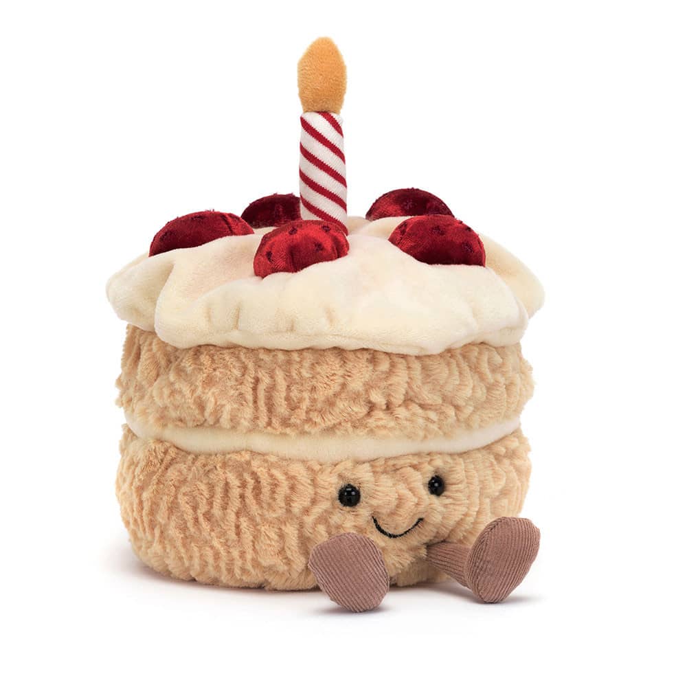Amuseable Birthday Cake – Plüsch-Geburtstagstorte (16 cm)
