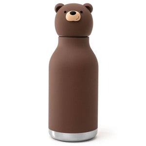 Thermo-Trinkflasche mit Strohhalm Bestie – Bär (460 ml)