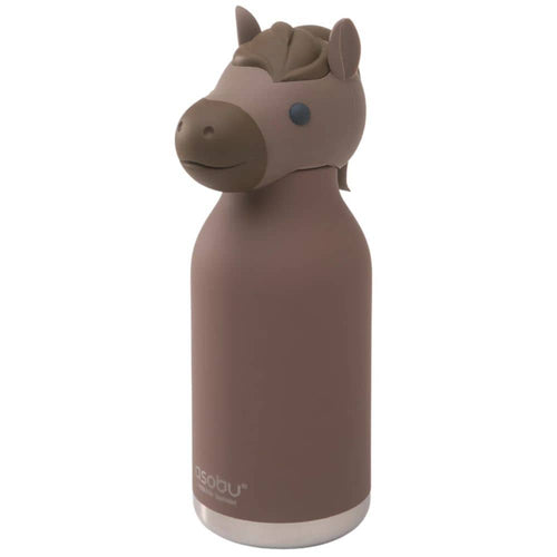 Thermo-Trinkflasche mit Strohhalm Bestie – Pferd (460 ml)