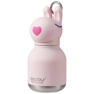 Thermo-Trinkflasche mit Strohhalm Mini Bestie – Hase (200 ml)