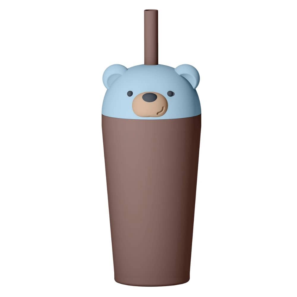 Bestie Tumbler Thermobecher mit Strohhalm – Bär (720 ml)