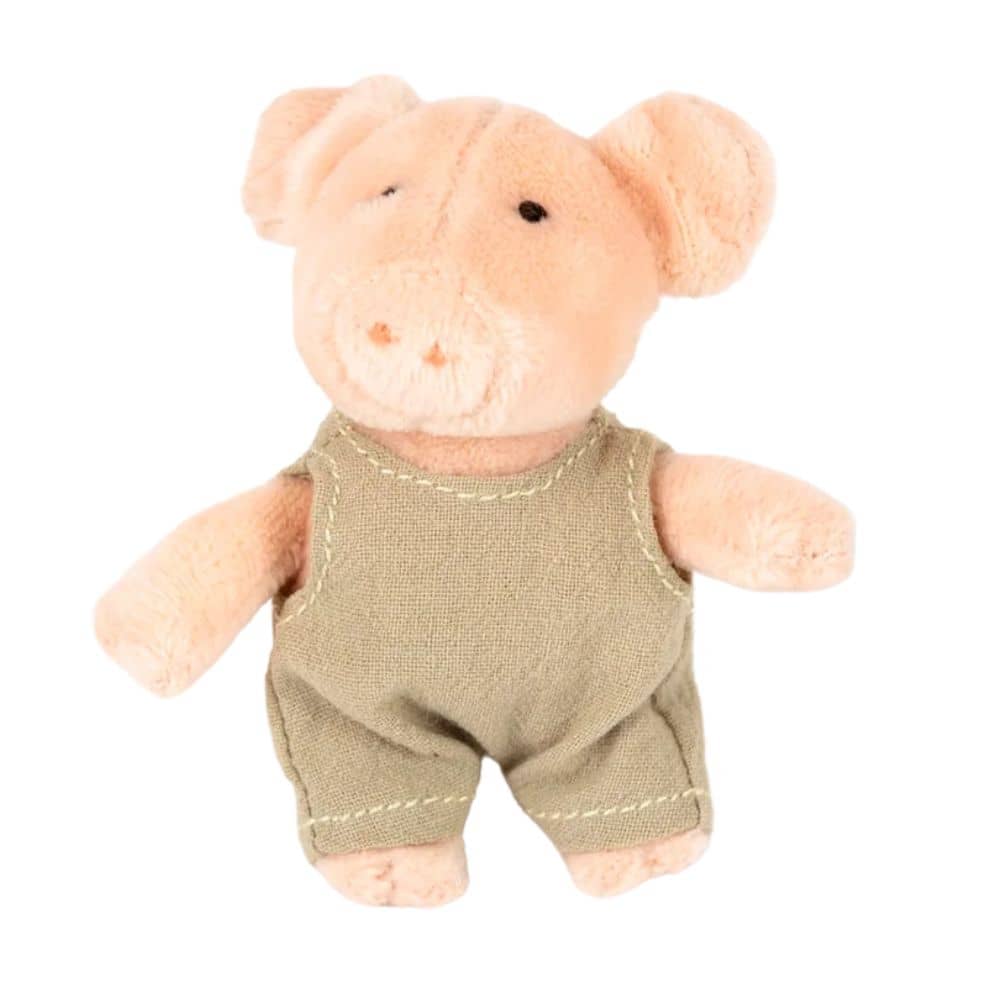 Mini-Kuscheltier Schweinchen Bart (8 cm)
