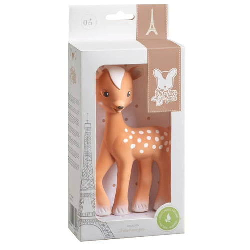 Beißring aus Naturkautschuk - Fanfan le faon das Rehlein (15 cm)