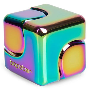 Geschicklichkeitsspielzeug – Fidget Cube Spinner - mehrfarbig/metallic