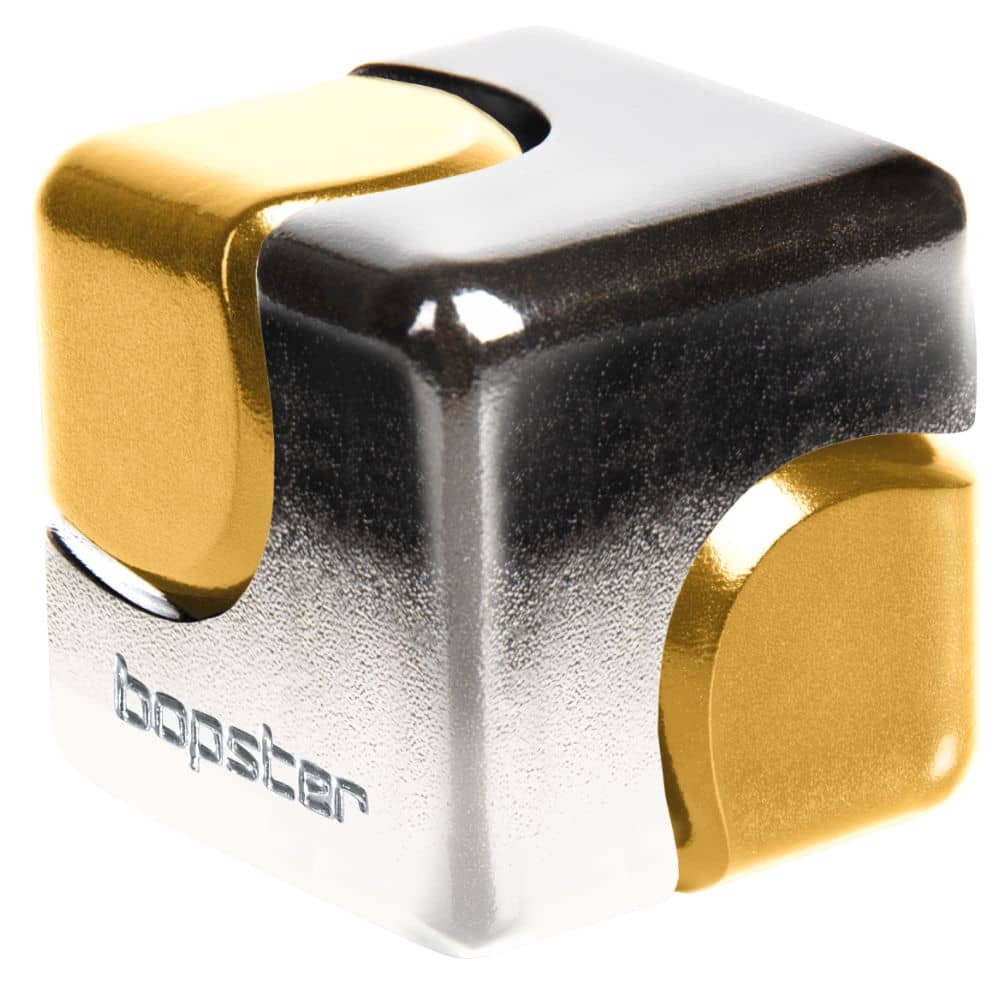 Geschicklichkeitsspielzeug – Fidget Cube Spinner - silber/gold