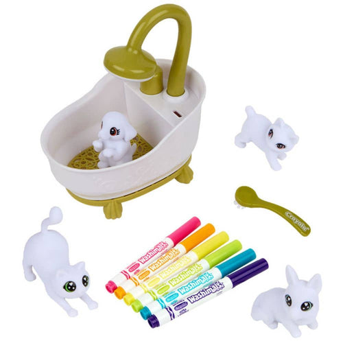 Figuren-Set zum Bemalen und Waschen – Washimals, Glam Katzen (4 Figuren)