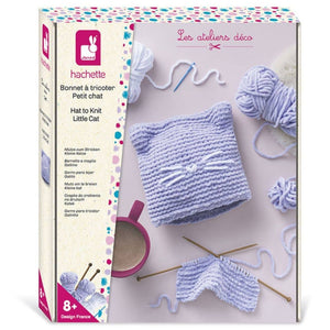 Kreativset zum Stricken einer Mütze – Kätzchen