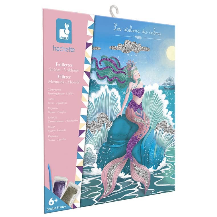 Kreativset mit Glitzer – Meerjungfrauen