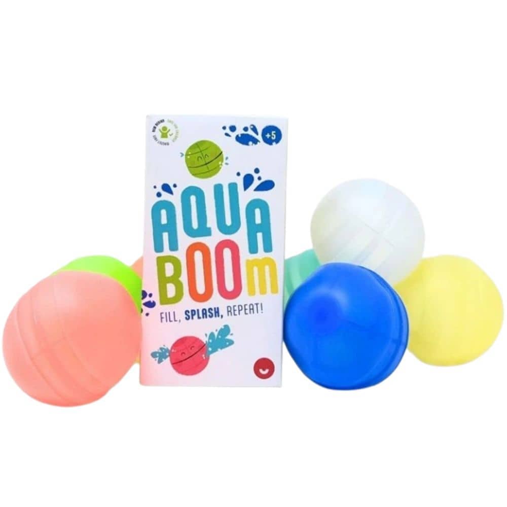 Wiederverwendbare Silikon-Wasserbomben - Aqua-boom 7 Stück
