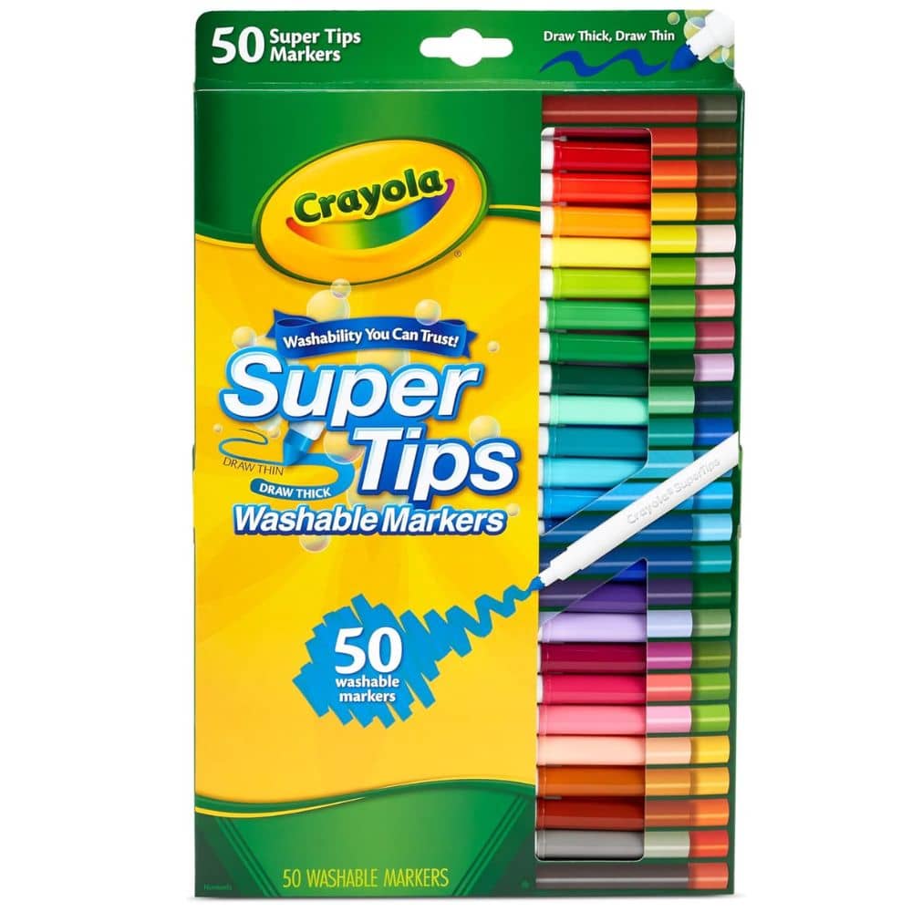 Auswaschbare Filzstifte – Super Tips (50 Stück)