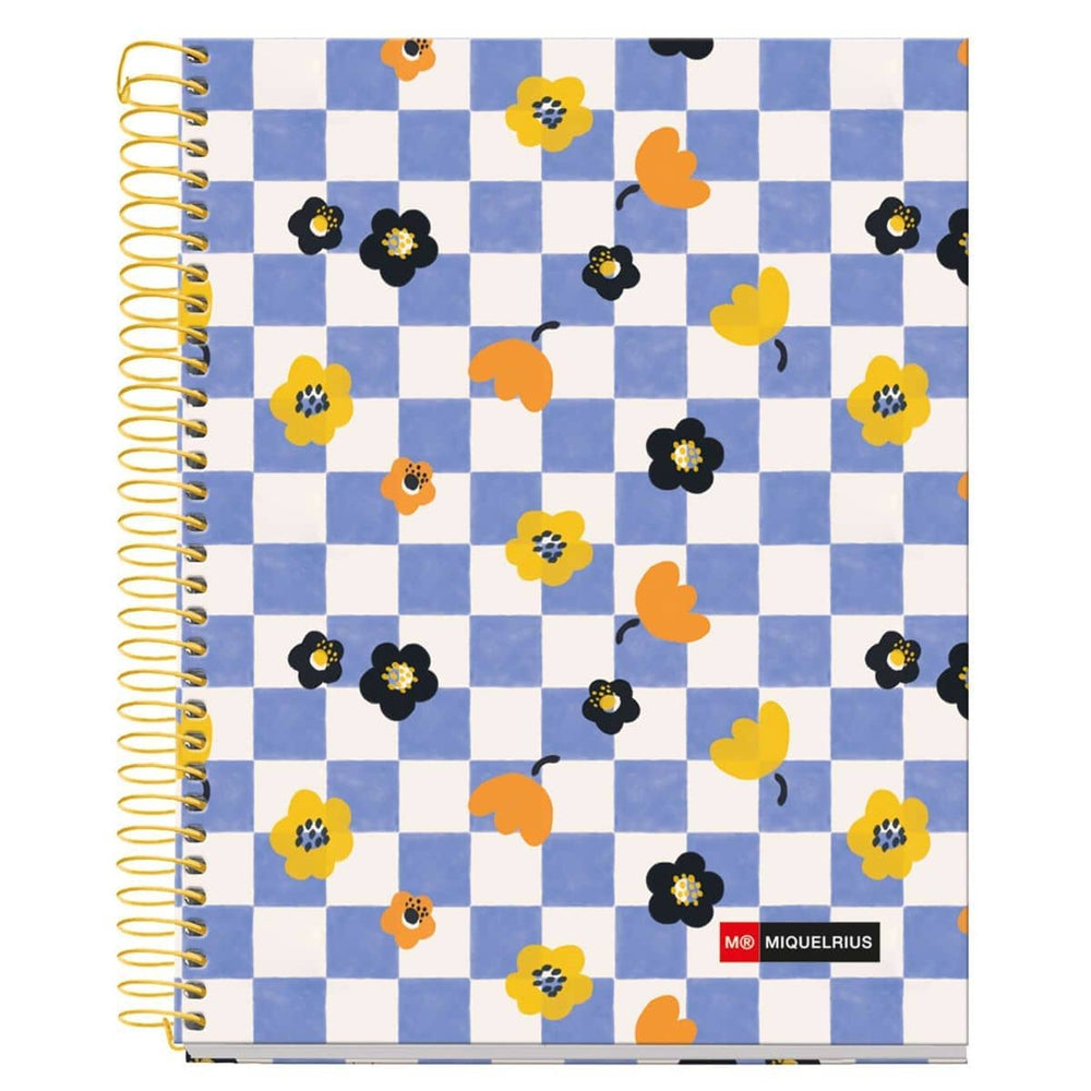 Notizbuch, kariertes Heft, Spiralbindung, A5 – Square It, 120 Seiten