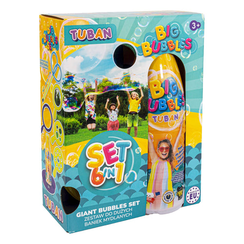 6-in-1-Set mit großen Seifenblasen