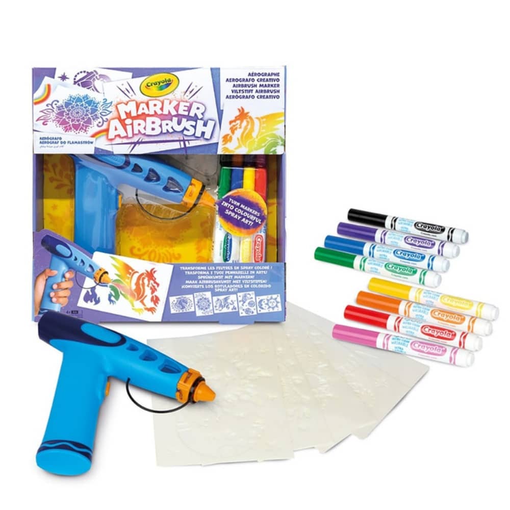Elektrische Airbrush für Kinder mit auswaschbaren Stiften – Colour Me Set
