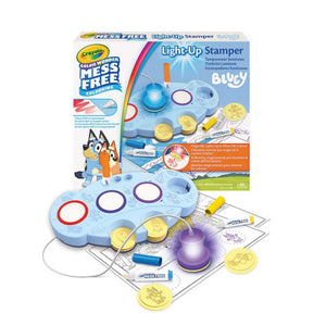 Leuchtstempel-Set Ohne Flecken – Color Wonder Mess Free, Bluey