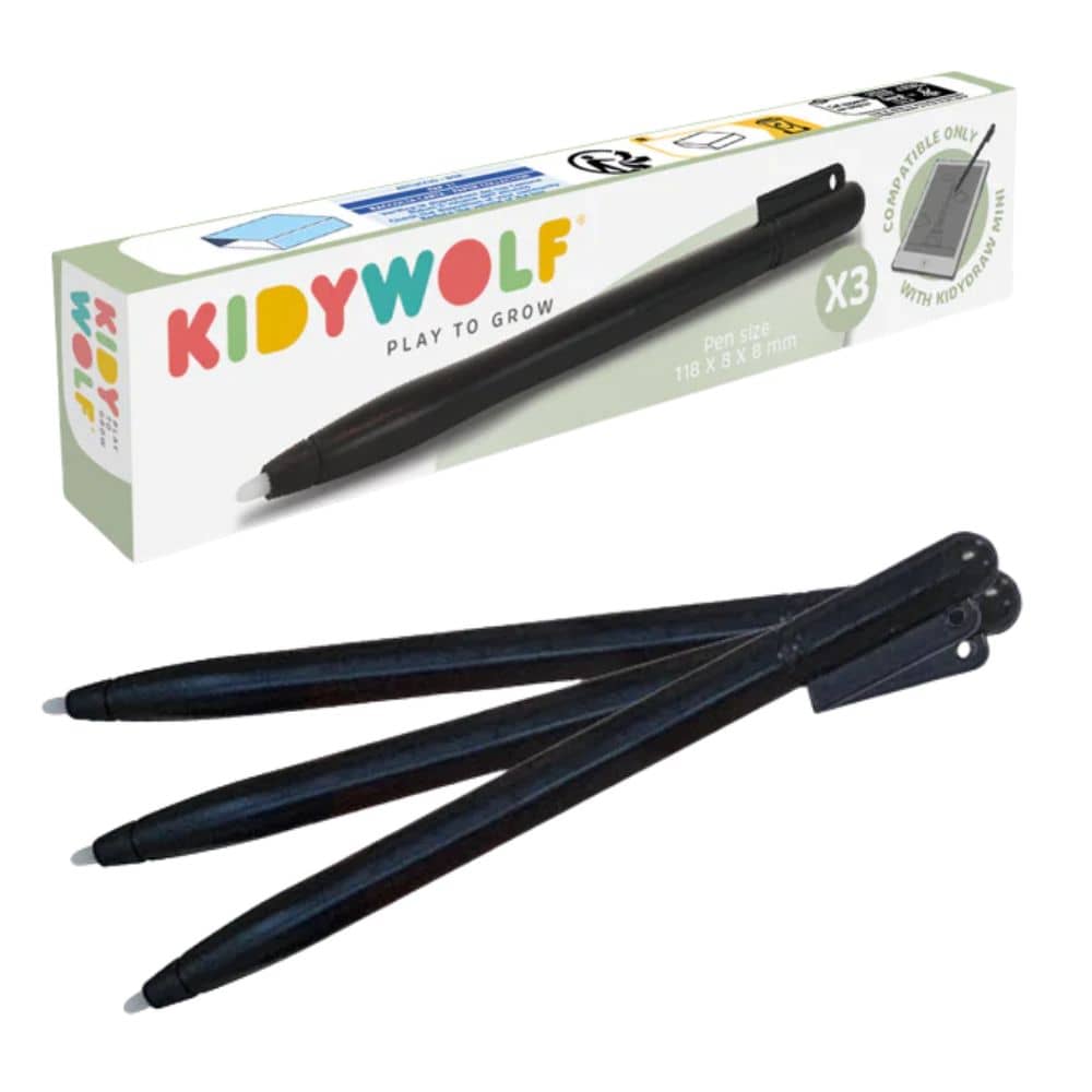 Ersatzstifte für das Kidydraw Mini-Tablet, 3 Stück