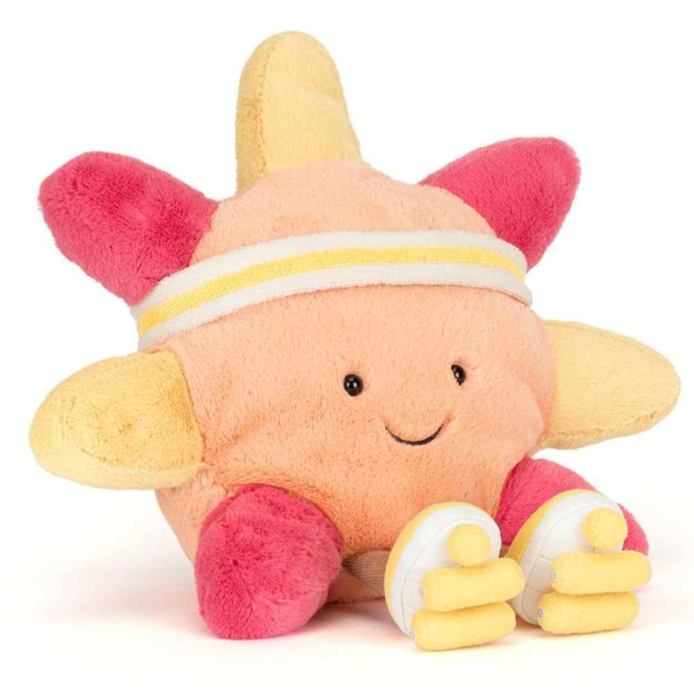 Plüsch-Sonne auf Rollschuhen (30 cm)