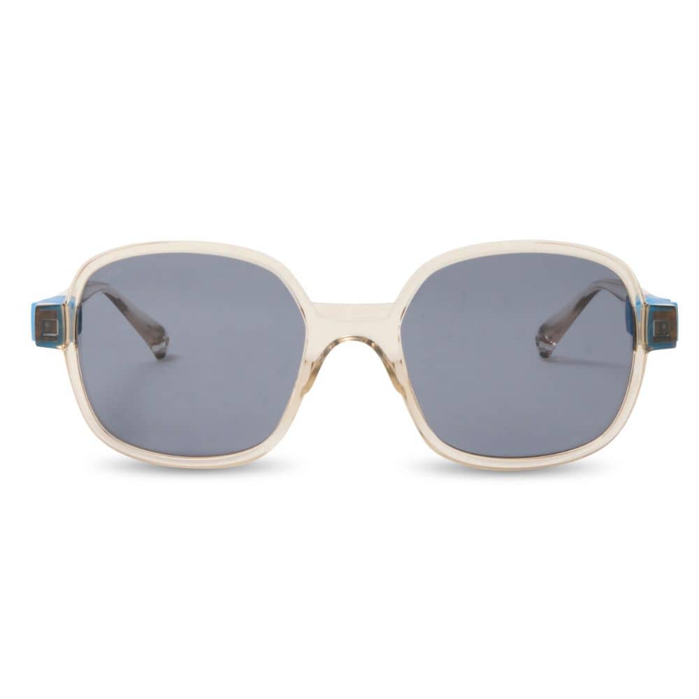 Flexible polarisierte Kindersonnenbrille Urban 7-12 J. - Moka Blue