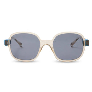 Flexible polarisierte Kindersonnenbrille Urban 7-12 J. - Moka Blue