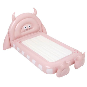 Aufblasbares Kinderbett – Monster Pink