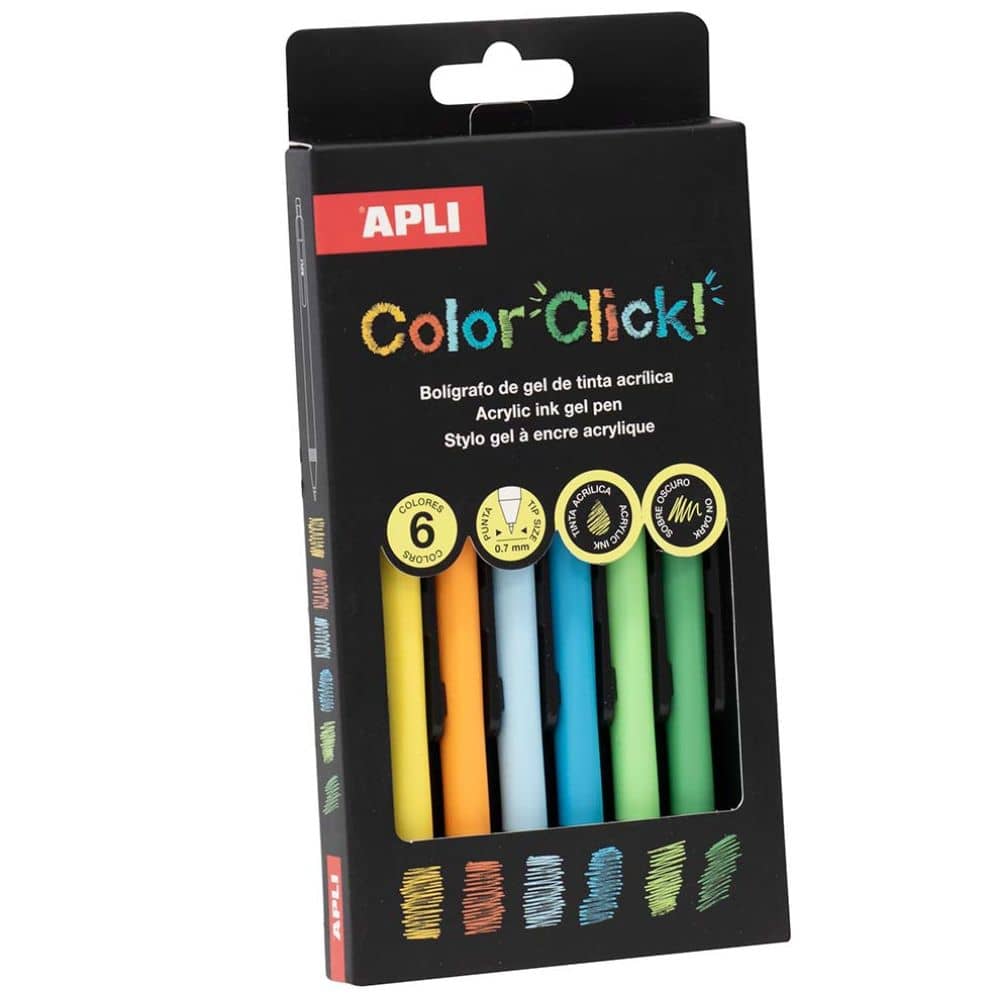 Color Click Gelstifte mit Acryltinte – Goldener Herbst, 6 Farben