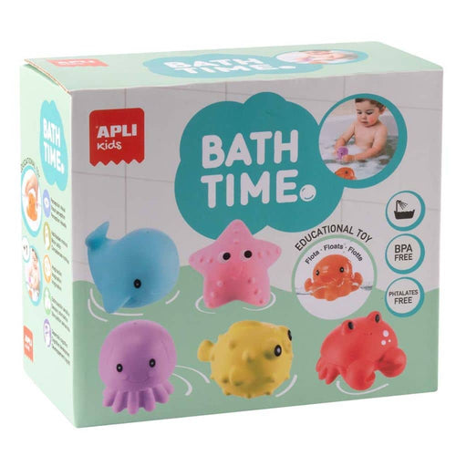 Sinnesfördernde Badespielzeuge - Bath Time, 6 Stück