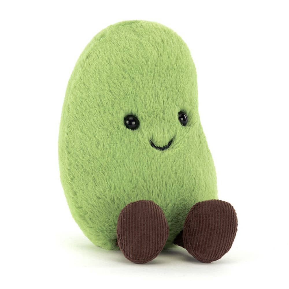 Kuscheltier - Plüsch-Grüne Bohne, 12 cm