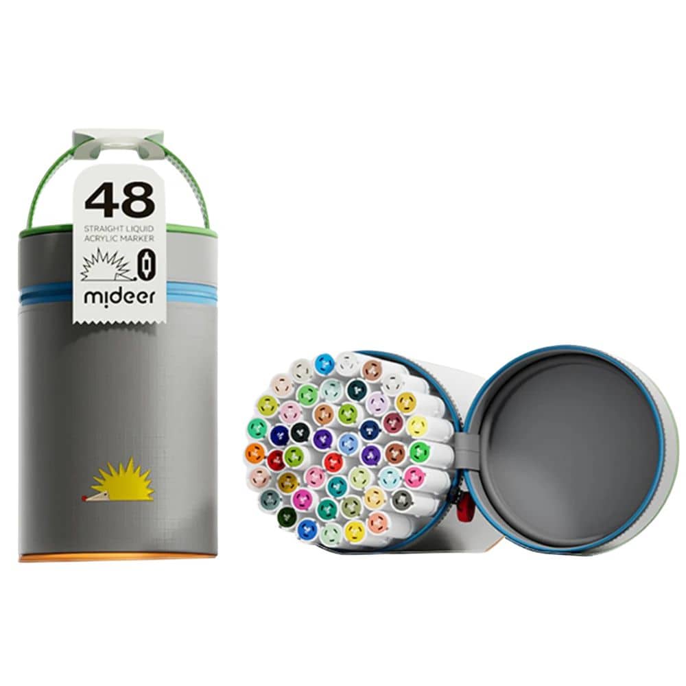 Acrylmarker Set - Doppelspitze (48 Farben)