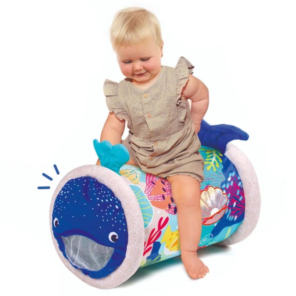 Sensorik-Rolle für Babys LUDI – Wal